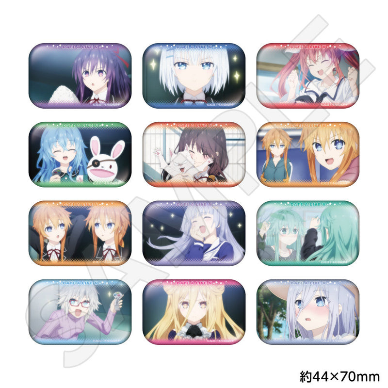 デート・ア・ライブV トレーディング場面写スクエア缶バッジ (BOX)