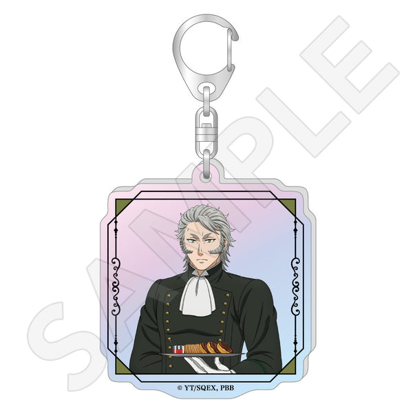 黒執事 -緑の魔女編- 描き下ろしオーロラアクリルキーホルダー  / ヴォルフラム・ゲルツァー