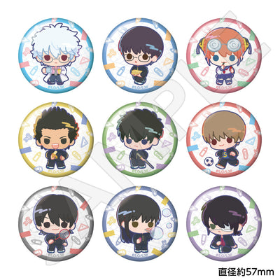 3年Z組銀八先生 トレーディングちびキャラ缶バッジ 休み時間ver. (単品)