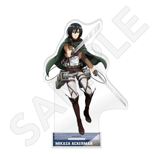 進撃の巨人 アクリルスタンド Fighting ver. / ミカサ・アッカーマン