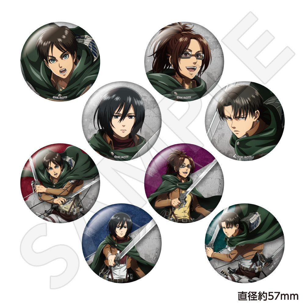 進撃の巨人 トレーディング缶バッジ Fighting ver. (単品)