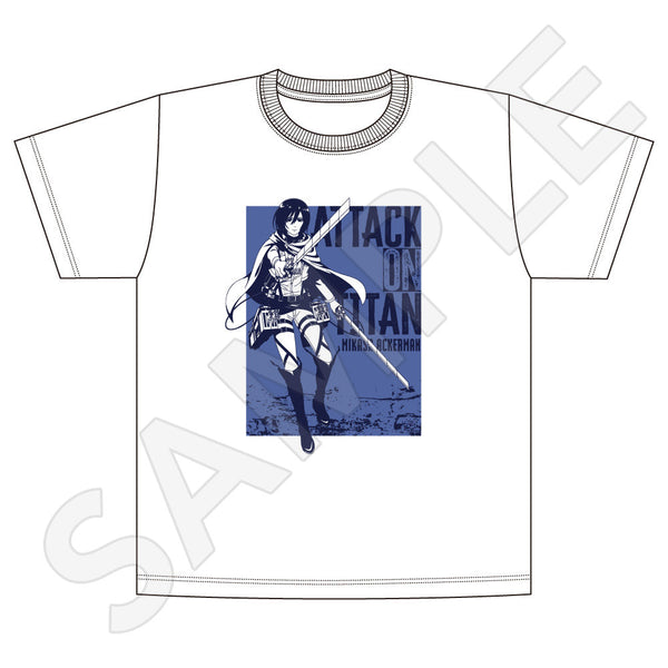 進撃の巨人 Tシャツ Fighting ver. / ミカサ・アッカーマン| アニメ