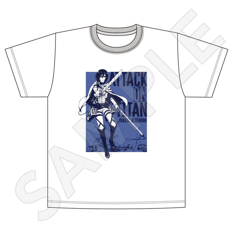 進撃の巨人 Tシャツ Fighting ver. / ミカサ・アッカーマン| アニメ