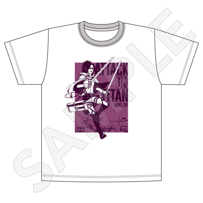 進撃の巨人　ハンジ・ゾエ　Tシャツ　公式 進撃の巨人 Tシャツ Fighting ver. / ハンジ・ゾエ| アニメ グッズ