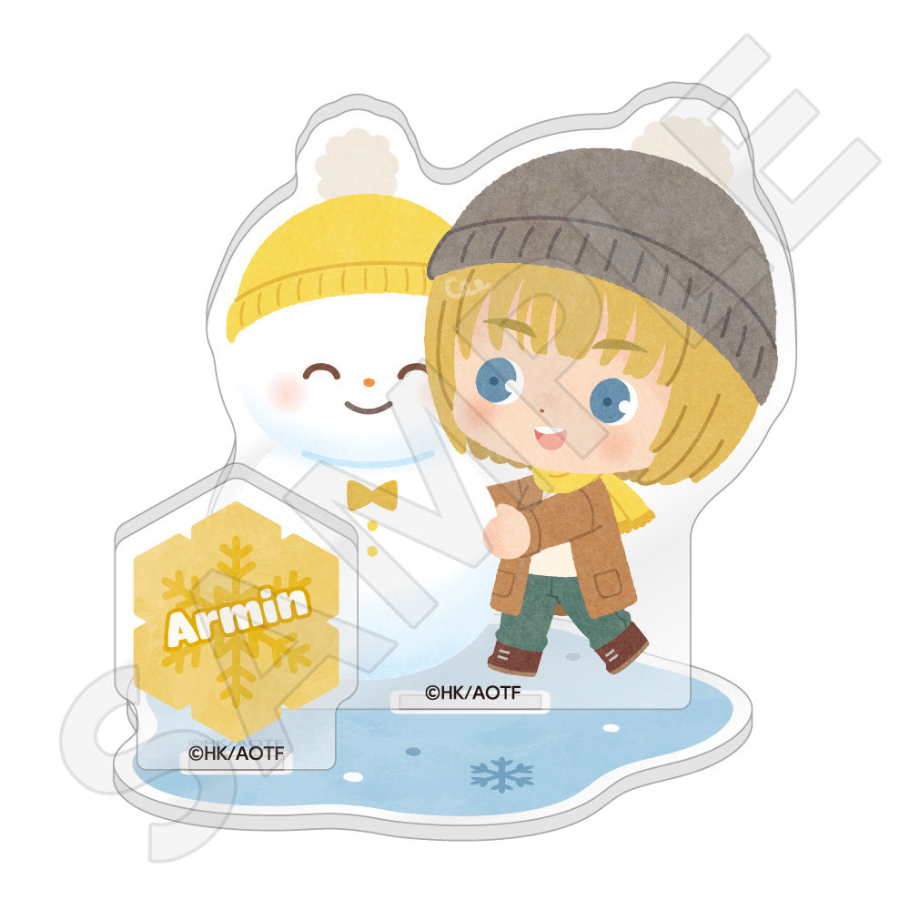 進撃の巨人 ちびキャラアクリルスタンド 雪だるまver. / アルミン・アルレルト