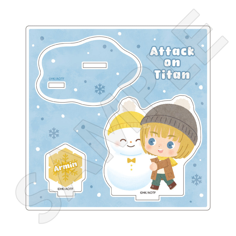 進撃の巨人 ちびキャラアクリルスタンド 雪だるまver. / アルミン