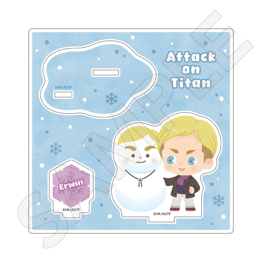 進撃の巨人 ちびキャラアクリルスタンド 雪だるまver. / エルヴィン