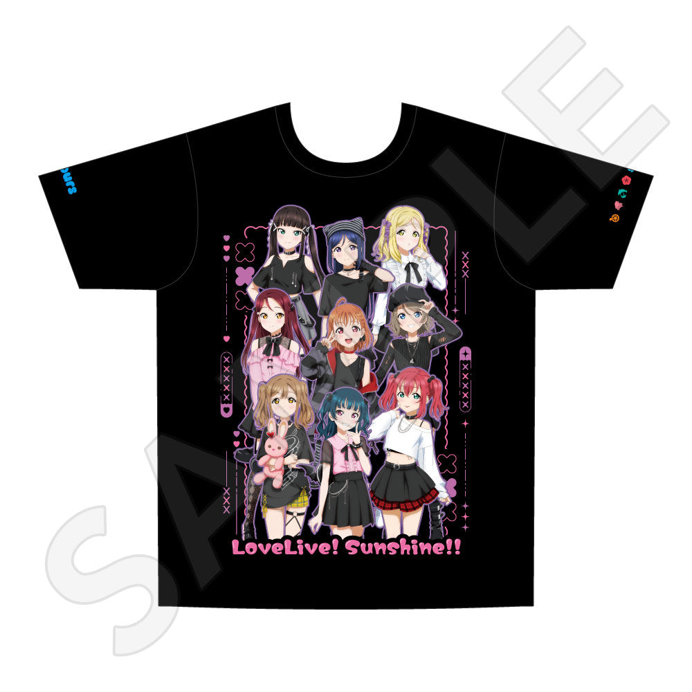 ラブライブ！サンシャイン!! 描き下ろしフルグラフィックTシャツ