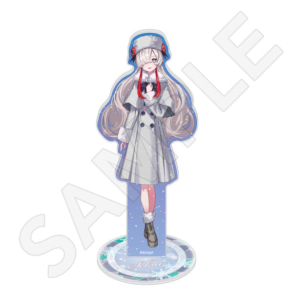 神椿市建設中。 描き下ろしラメ入りアクリルスタンド / 夜河 世界