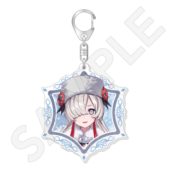 神椿市建設中。 描き下ろしラメ入りアクリルキーホルダー / 夜河 世界