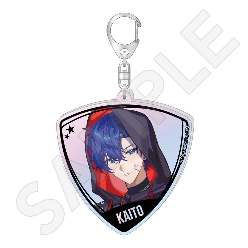 初音ミク ピック型オーロラアクリルキーホルダー バンドver. KAITO