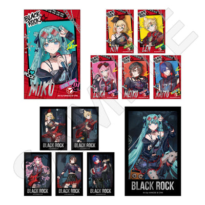 初音ミク トレーディング箔押しチェキ風カード バンドver. (BOX)