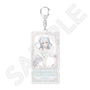 猫麦とろろ ラメ入りBIGアクリルキーホルダー / 天使衣装