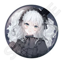 猫麦とろろ おっきめグリッター缶バッジセット