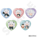 猫麦とろろ トレーディングハート型缶バッジ(BOX)