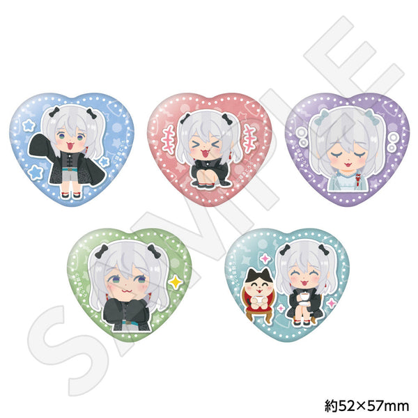 猫麦とろろ トレーディングハート型缶バッジ(BOX)| アニメ グッズ 通販