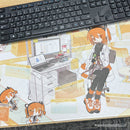 足立レイ デスクマット Art by えぐえぐ