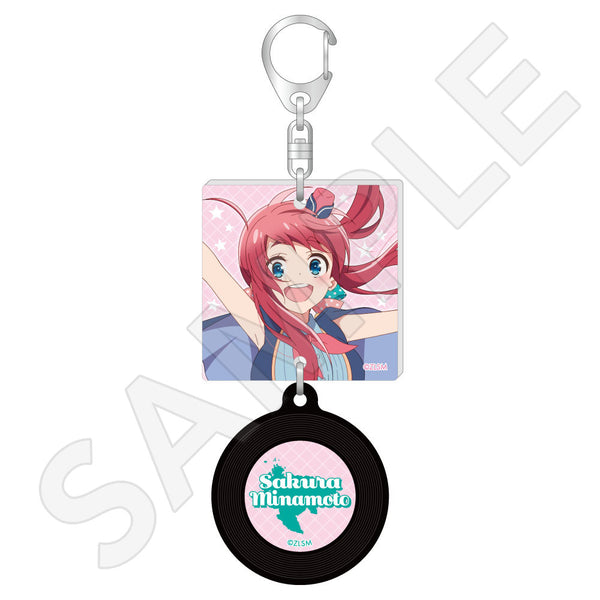 ゾンビランドサガ レコード風キーホルダー / 源 さくら| アニメ グッズ