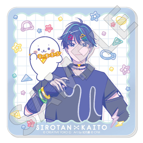 KAITO　アクリルコースター　デジタルスター　デジスタ　初音ミク しろたん×初音ミク 第2弾 アクリルコースター KAITO| アニメ グッズ