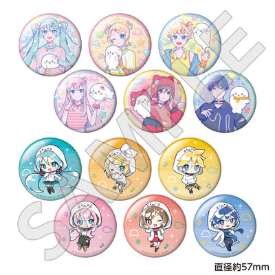 しろたん×初音ミク 第2弾 トレーディングホログラム缶バッジ(BOX)