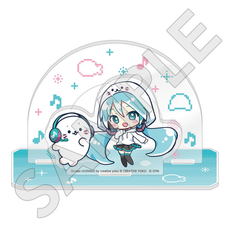 しろたん×初音ミク 第2弾 アクリルジオラマ 初音ミク| アニメ グッズ