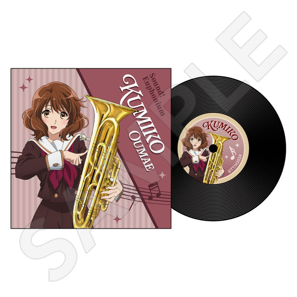 最終楽章 響け！ユーフォニアム』 レコード風コースター / 黄前久美子