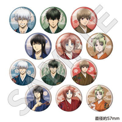 新劇場版 銀魂 -吉原大炎上-　トレーディング缶バッジ　着物ver. (BOX)