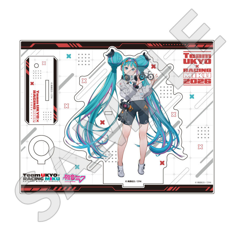 2026 TEAM UKYO 応援ver. アクリルペンスタンド レーシングミク レーシングミク 2026 TEAM UKYO 応援Ver. アクリルペンスタンド