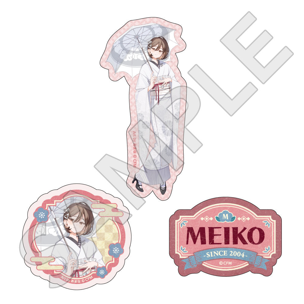  ステッカー3枚セット 和洋折衷ver. MEIKO