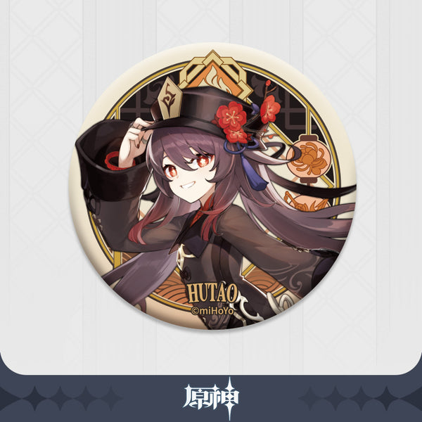 原神 璃月港シリーズ 約75mm缶バッジ 胡桃| アニメ グッズ 通販