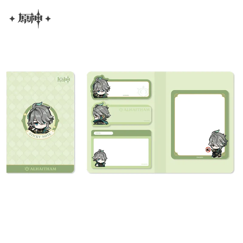 原神 付箋セット アルハイゼン(デフォルメ)