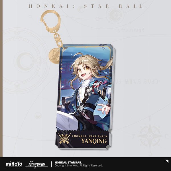崩壊:スターレイル 立ち絵シリーズ アクリルストラップ 巡狩運命 彦卿 崩壊:スターレイル 立ち絵シリーズ アクリルストラップ 巡狩運命 彦卿