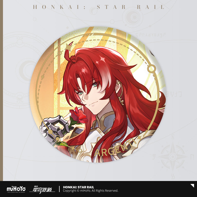 崩壊：スターレイル 立ち絵シリーズ 約75mm缶バッジ 知恵運命 アルジェンティ