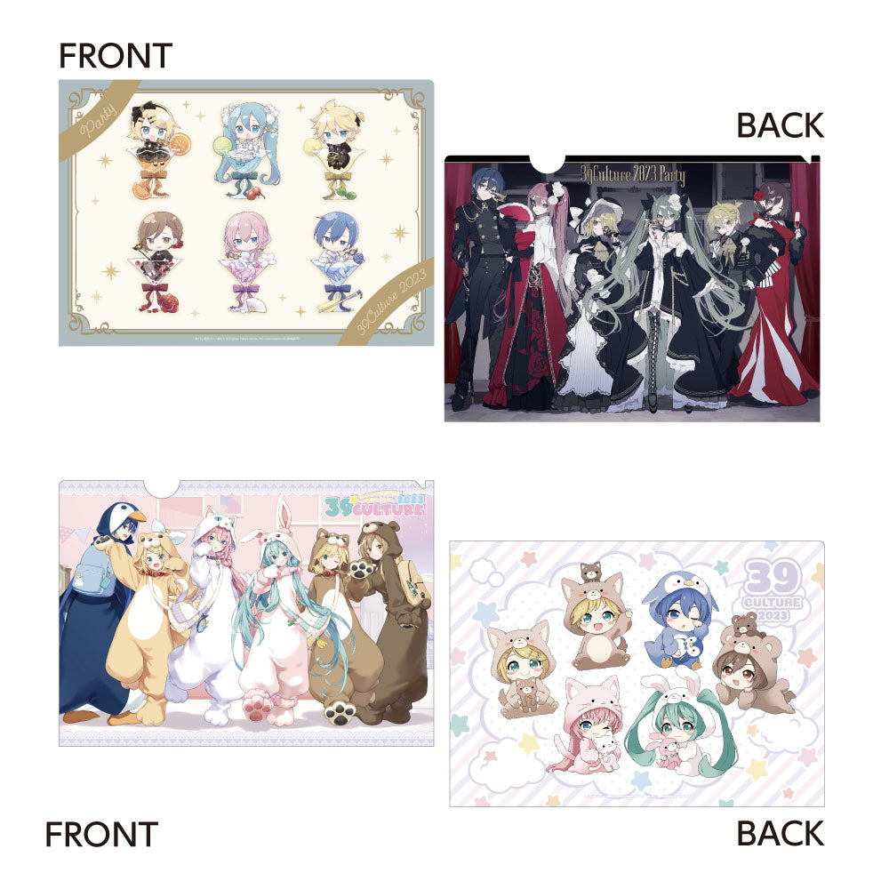 A4クリアファイル2種セット