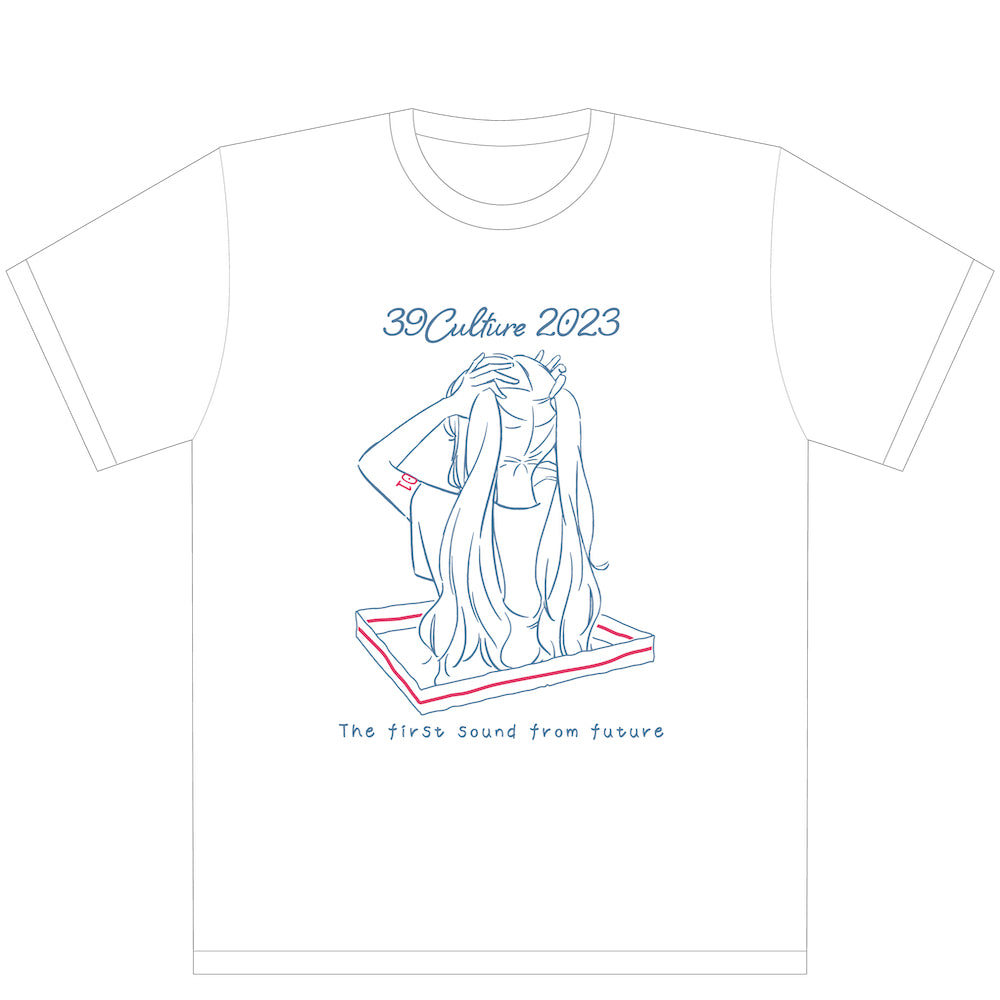 【XLサイズ】初音ミク 39Culture 2023 アート ビッグシルエットTシャツ / XL 39Culture 2023 アート ビッグシルエットTシャツ| アニメ グッズ 通販