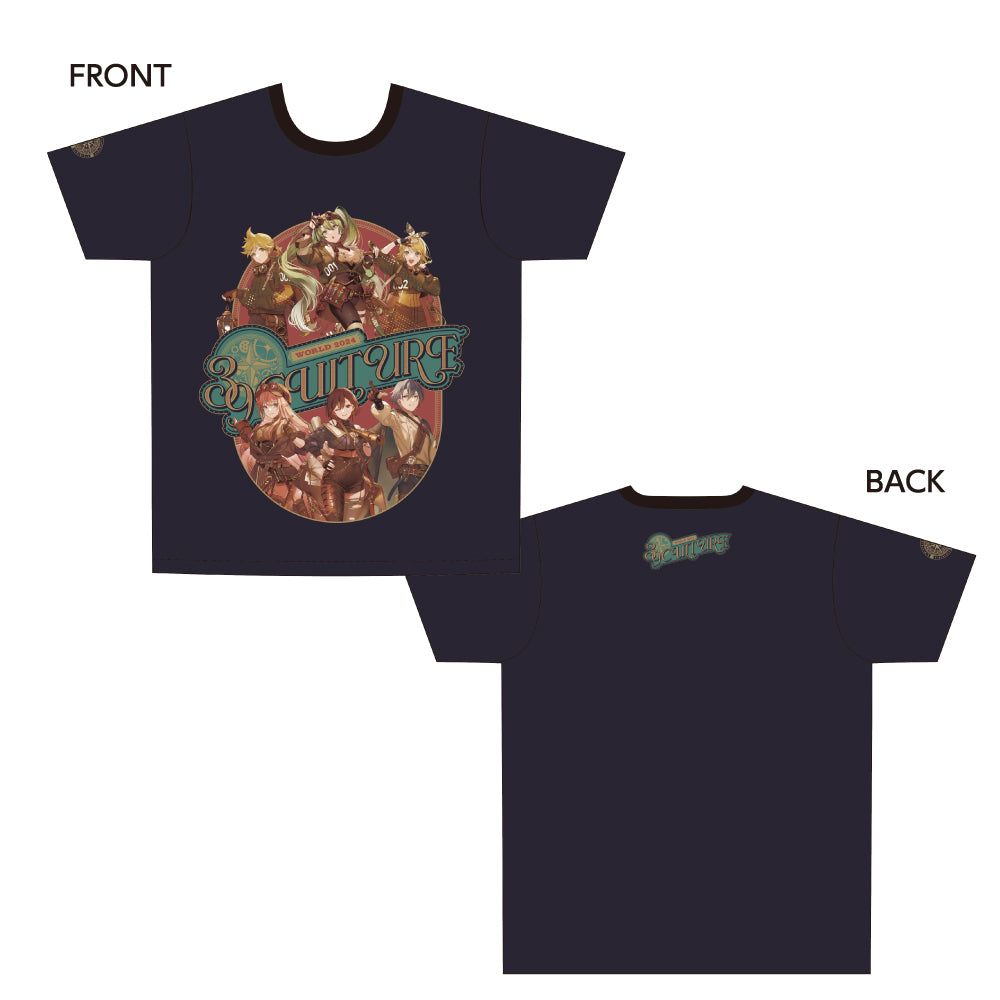 WORLD フルグラフィックTシャツ