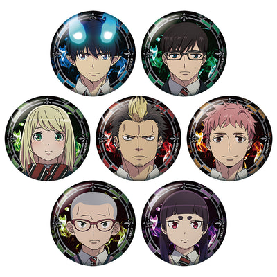 青の祓魔師 島根啓明結社篇 トレーディンググリッター缶バッジ（単品）
