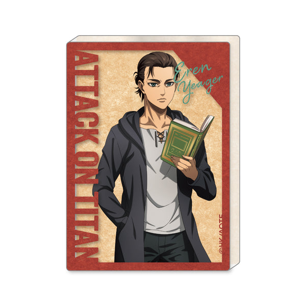 進撃の巨人 The Final Season アクリルブロック Reading ver. / エレン