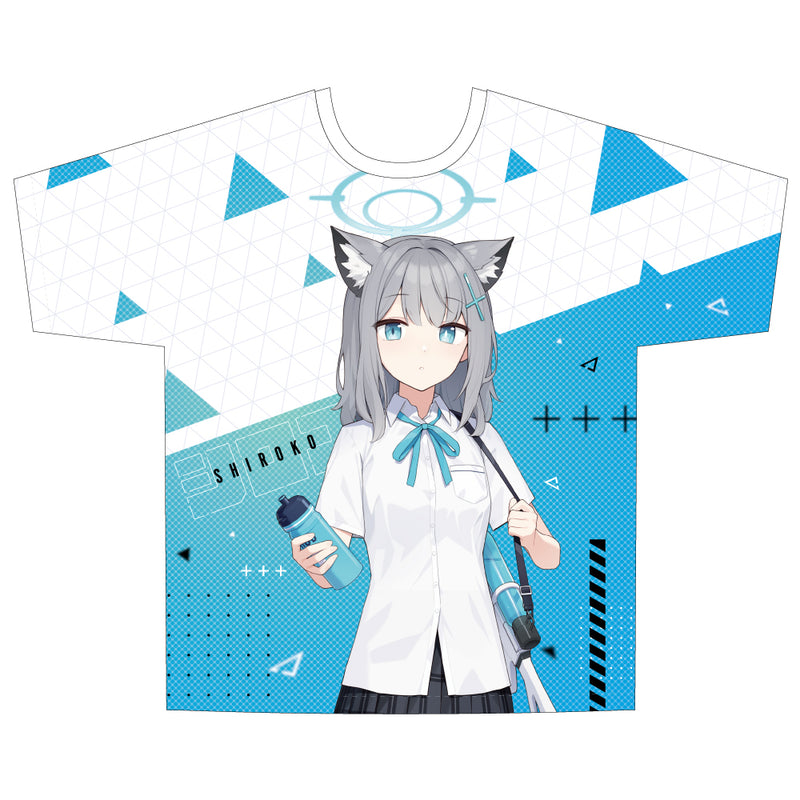 ブルーアーカイブ フルグラフィックTシャツ B/シロコ Lサイズ