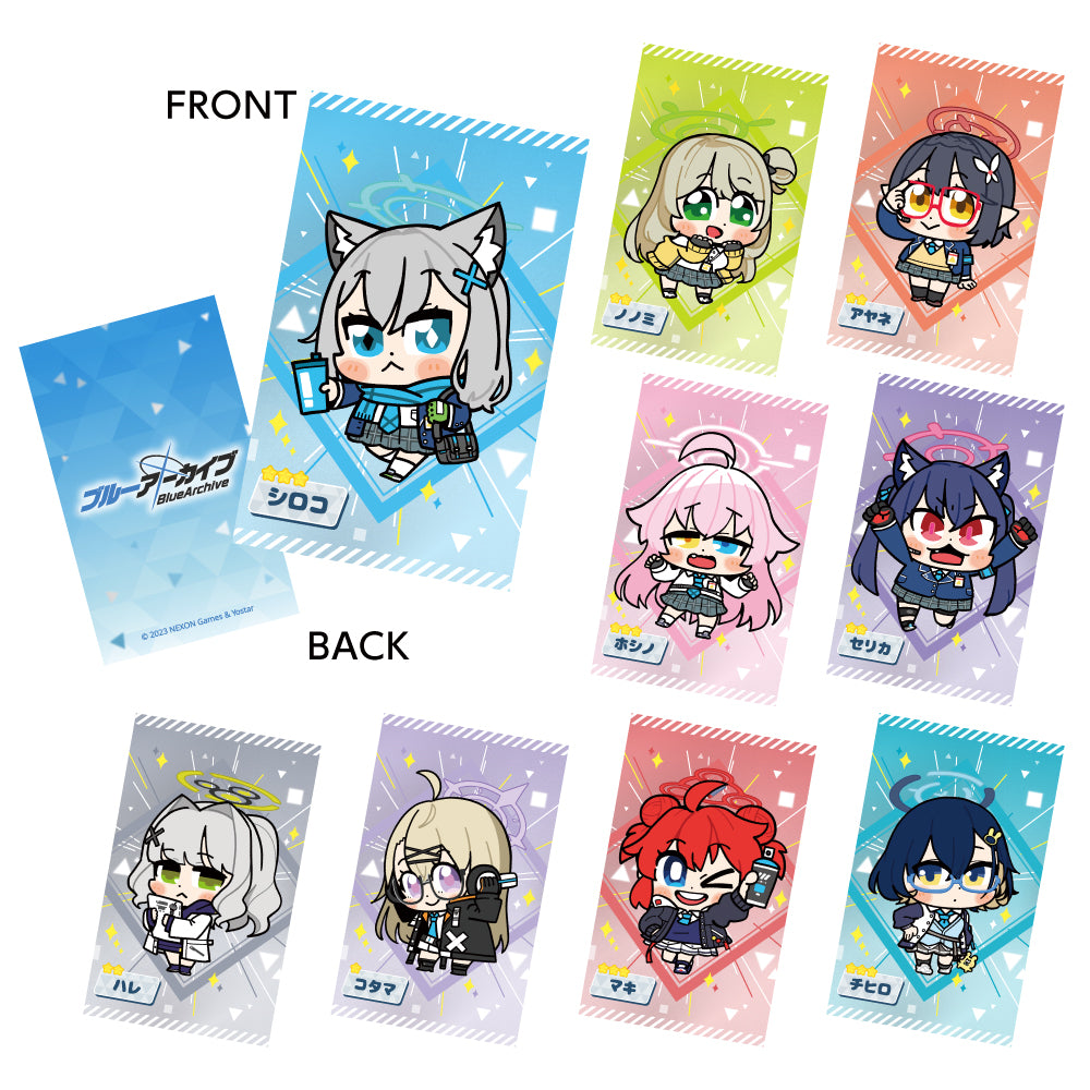 トレーディングミニキャラメタルカード