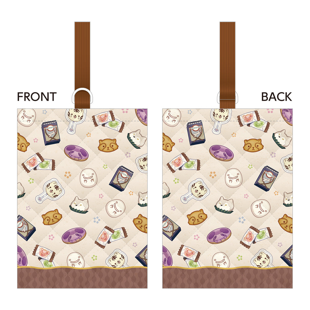 キルトシューズバッグ 文豪駄菓子店ver.