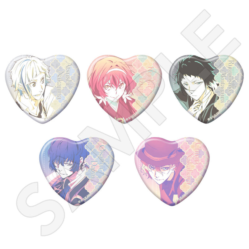 文豪ストレイドッグス トレーディングハート缶バッジvol.2（BOX）