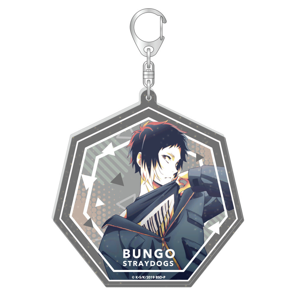 ラメ入りBIGアクリルキーホルダー/芥川龍之介