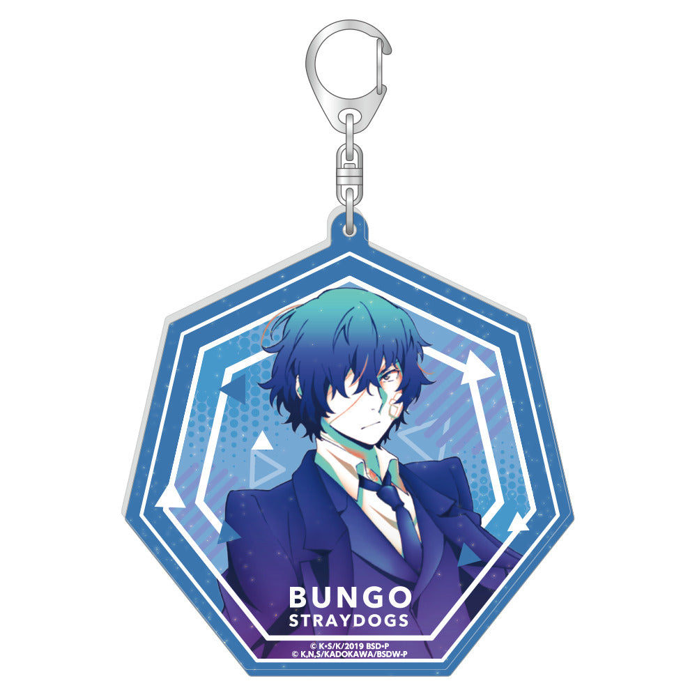 ラメ入りBIGアクリルキーホルダー/太宰治 黒の時代ver.