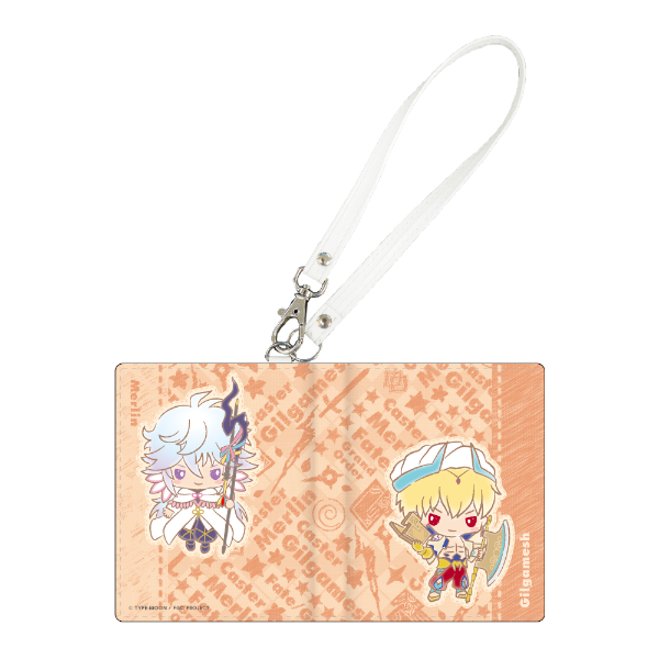 Fate/Grand Order ×サンリオ パスケース【ギルガメッシュ(キャスター)＆マーリンver.】