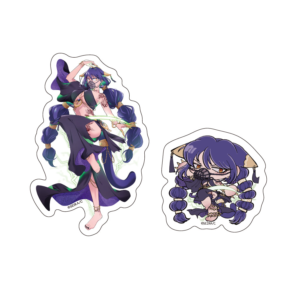 ステッカー2枚セット アラビアン ver. / 小夜