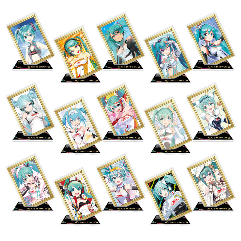 初音ミク GTプロジェクト 15周年記念トレーディングアクリル