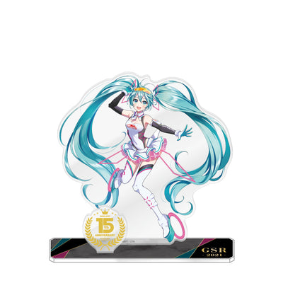 初音ミク GTプロジェクト 15周年記念 アクリルスタンド 2021Ver.