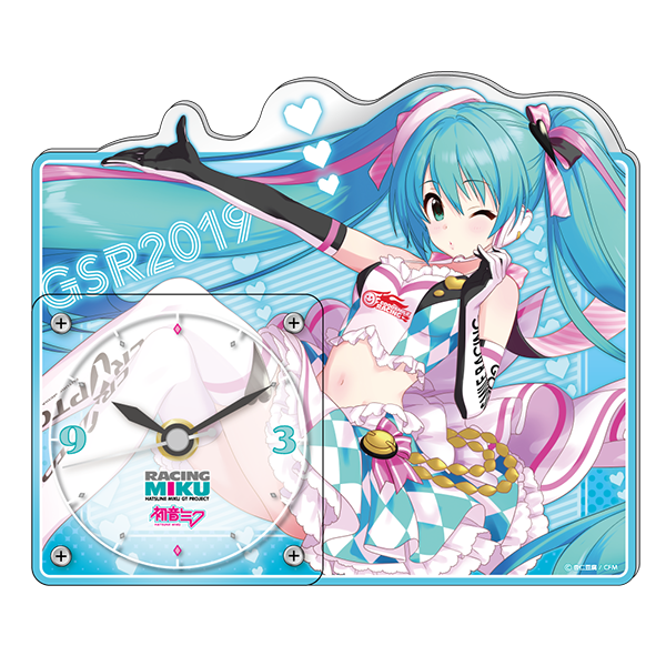 レーシングミク 2019Ver. アクリルクロック