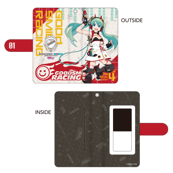 レーシングミク 2020Ver. 手帳型スマートフォンケース vol.1